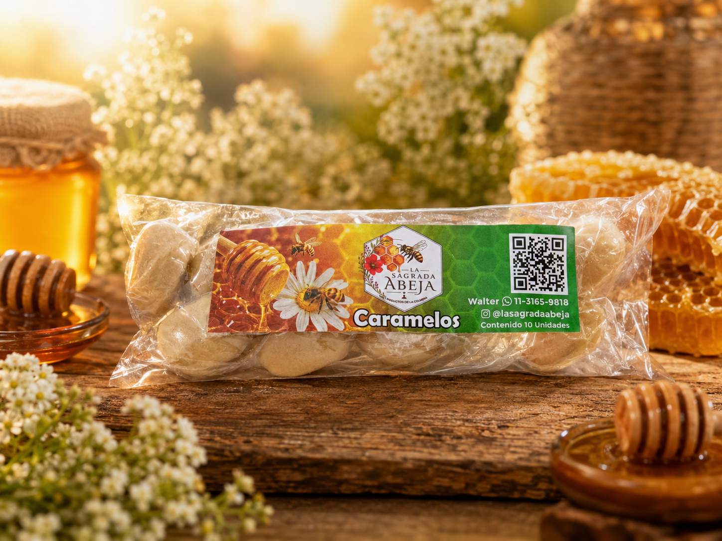 Caramelos de propóleo La Sagrada Abeja